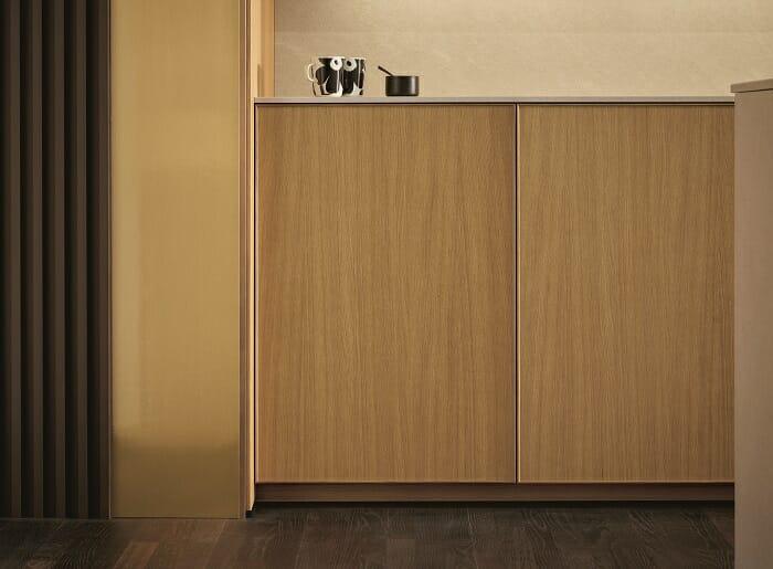 armario de madera de una cocina