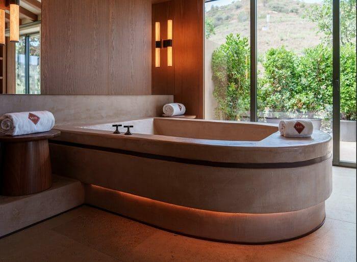 bañera en Gran Hotel Mas d´en Bruno