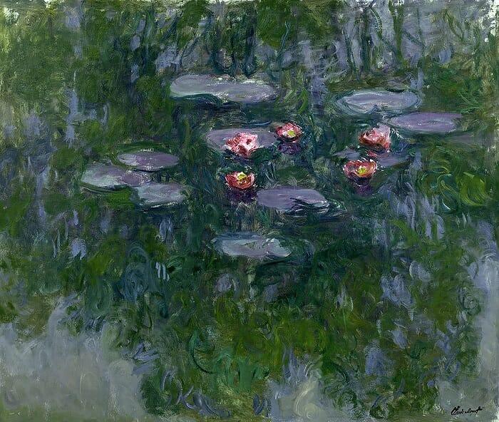 Cuadro impresionista de Monet: Los nenúfares