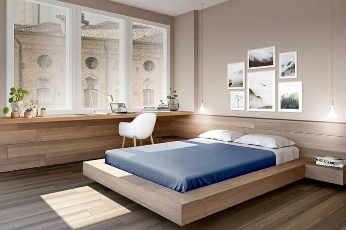 Ideas originales para decorar un dormitorio con el colchón como protagonista