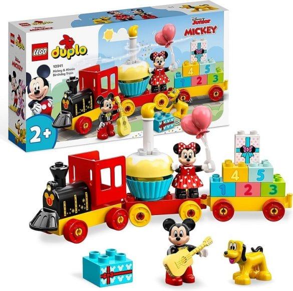 Tren de cumpleaños de Mickey y Minnie LEGO