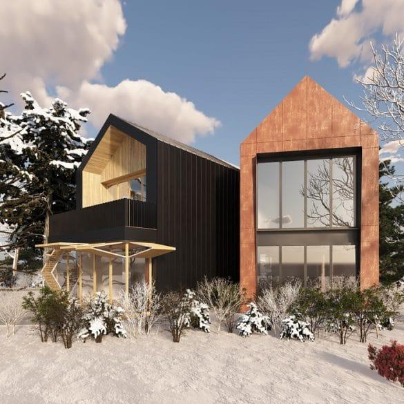 Dos apartamentos con diseño de arquitectura pasiva en Dinamarca