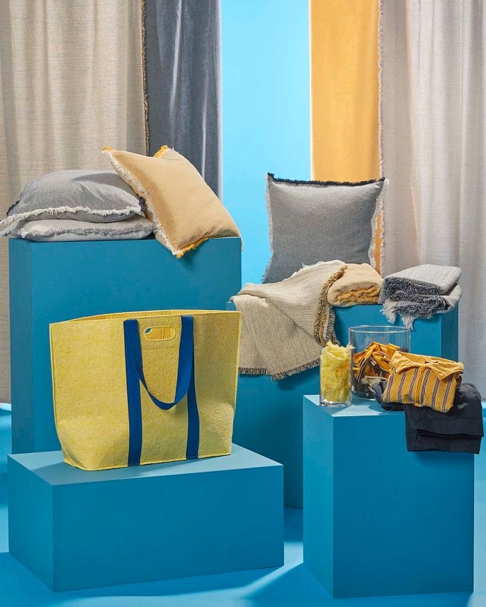 Nueva colección de IKEA con textiles hechos de materiales reciclados